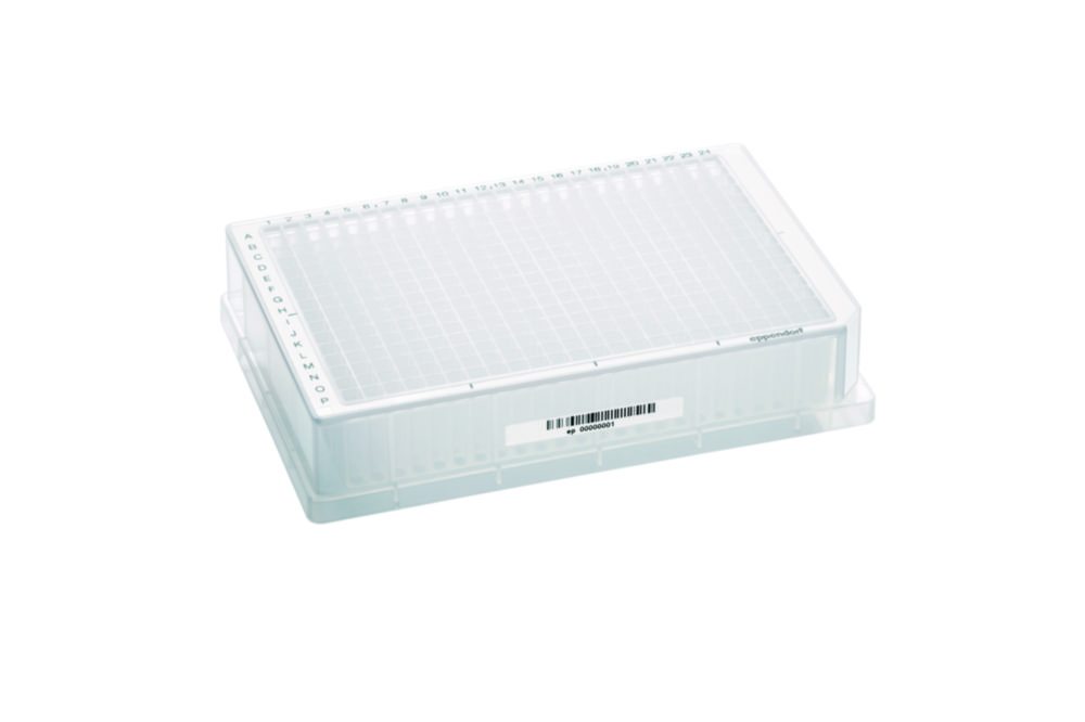 Deep-Well Plates, 96/384-well, PP, with barcode, sterile