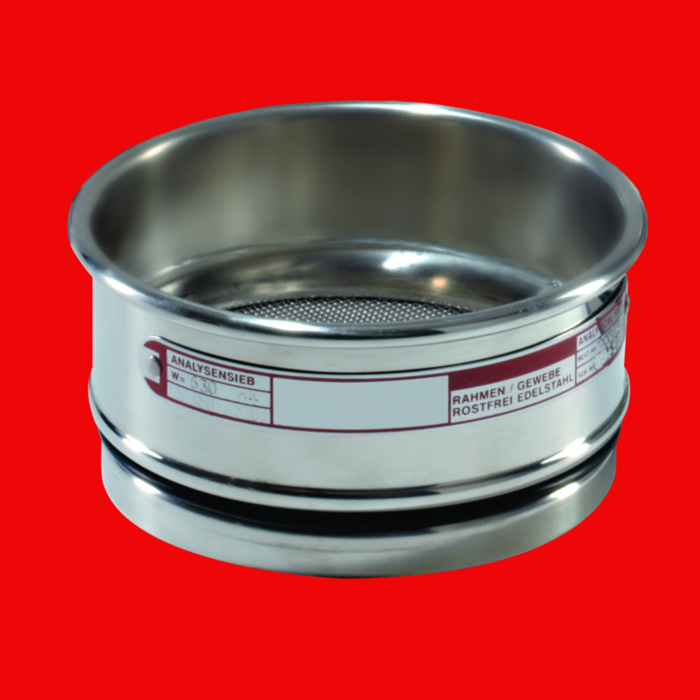Test sieves, 100 x 40 mm