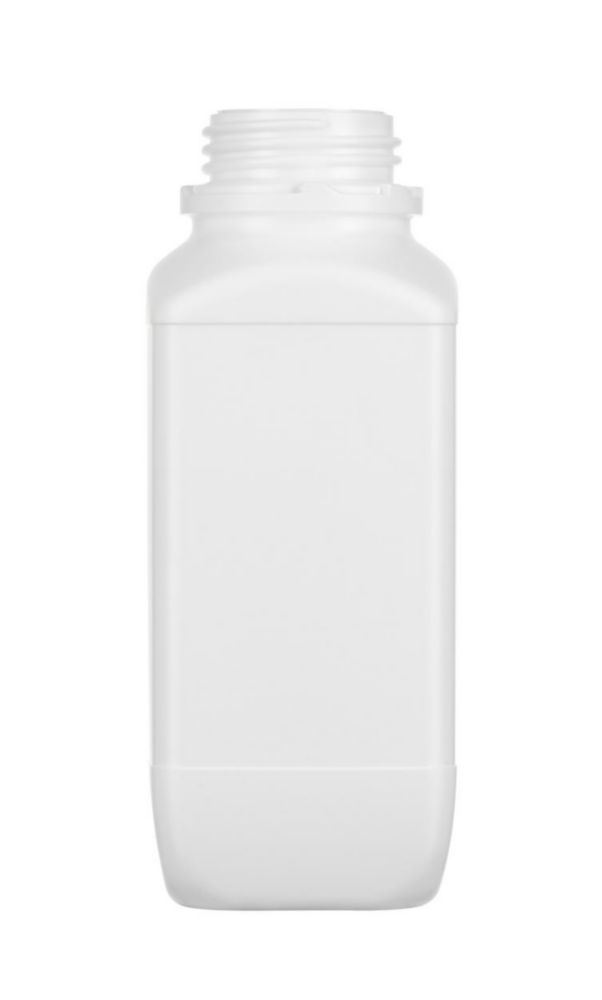 Vierkant-Chemikalien-Weithalsflaschen ohne Verschluss, HDPE