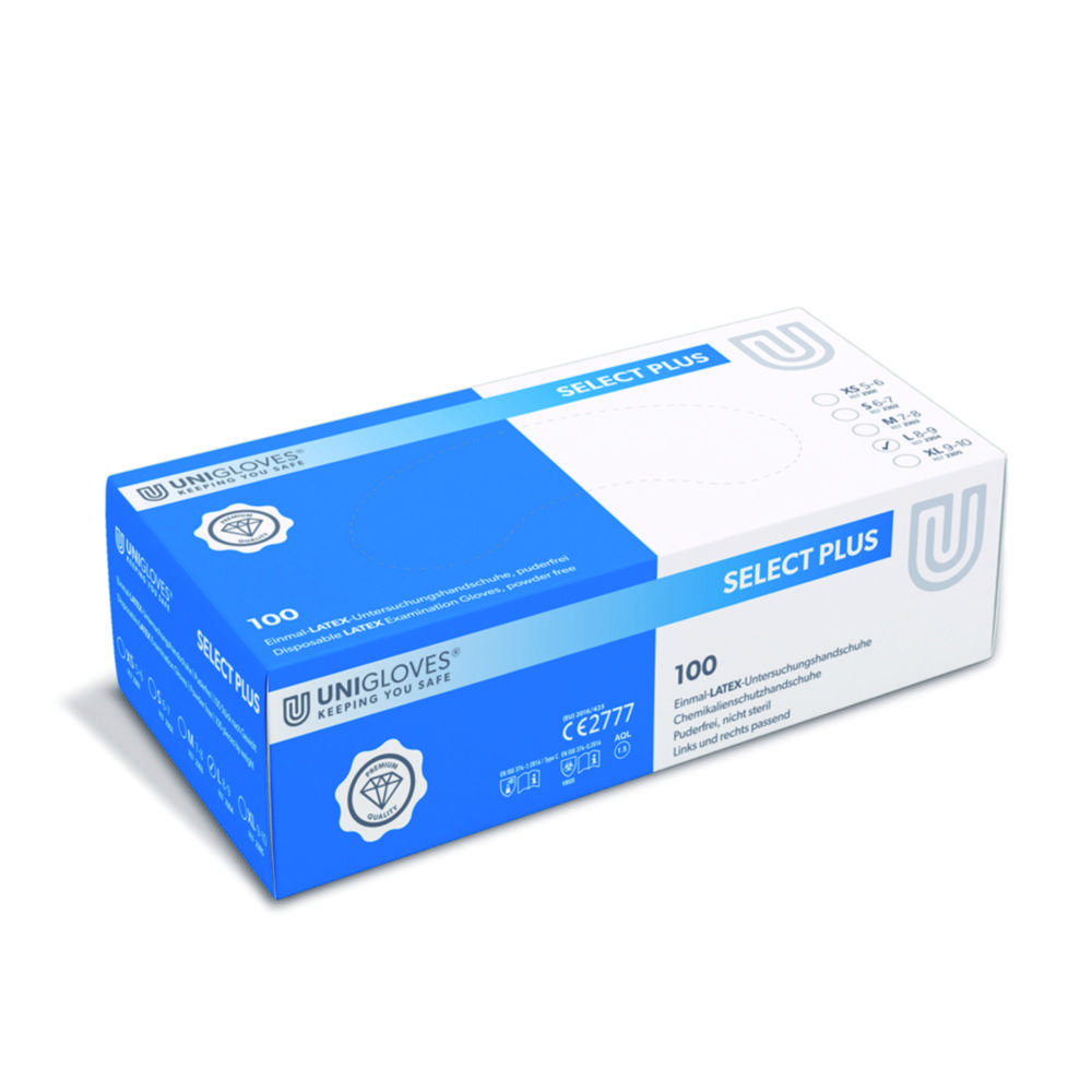 Disposable Gloves Select Plus, Latex