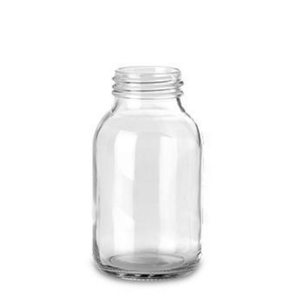 Weithalsflaschen ohne Verschluss, Kalk-Soda Glas