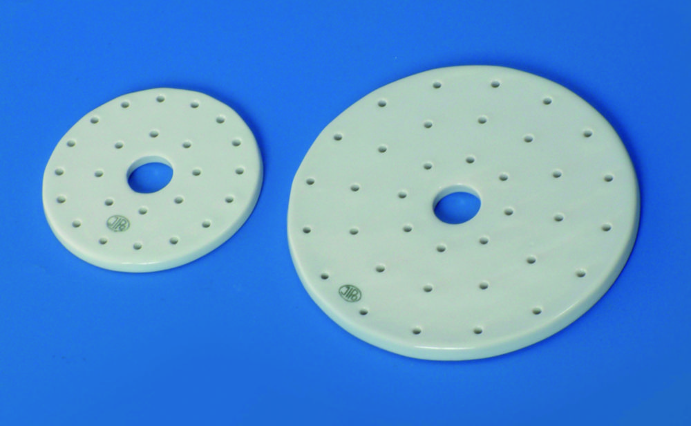 LLG-Plate for desiccator, porcelain
