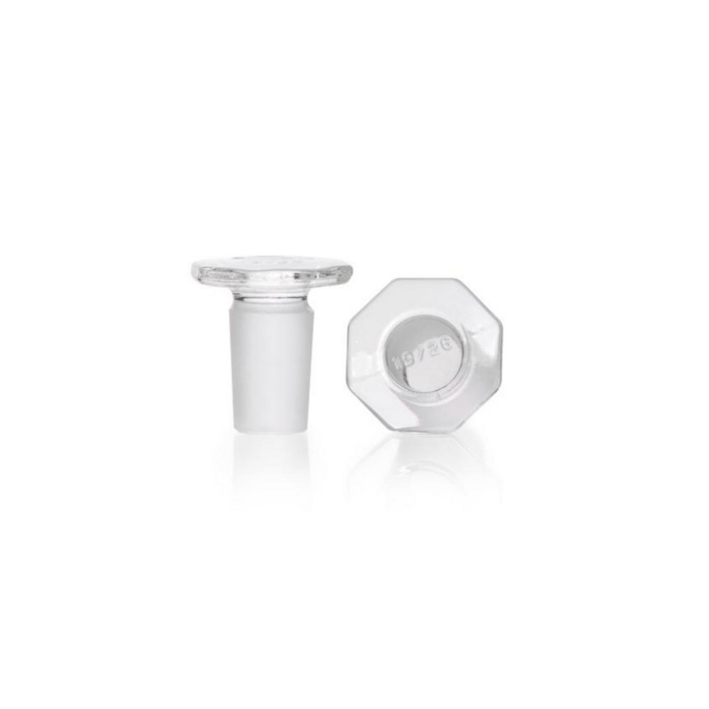 Ground joint stoppers, borosilicate glass 3.3, solid