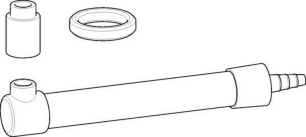 Trockenrohr für Flaschenaufsatz-Dispenser Varispenser® 2/2x