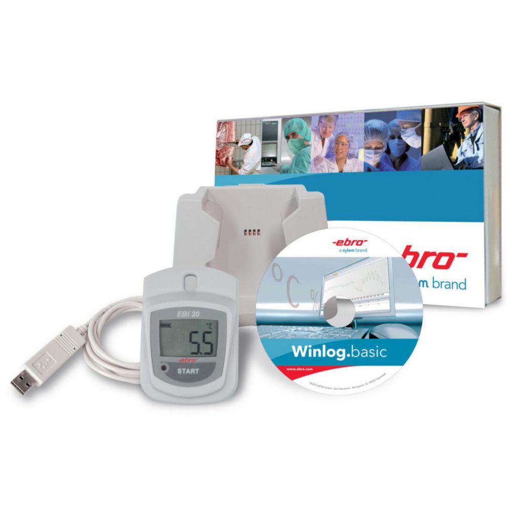 Data Logger with internal temperature sensor EBI 20-T1-Set