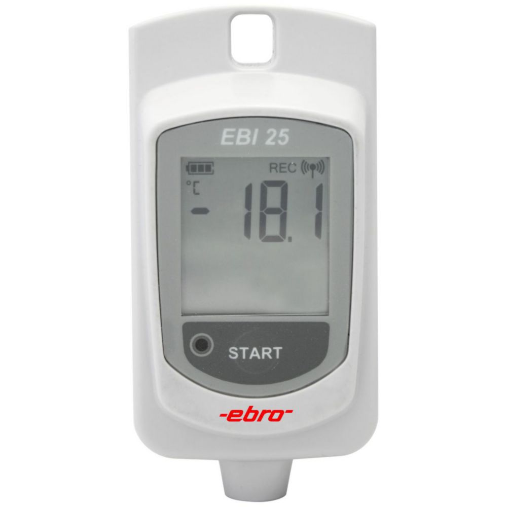 Funk-Temperaturdatenlogger mit internem NTC-Temperaturfühler EBI 25-T