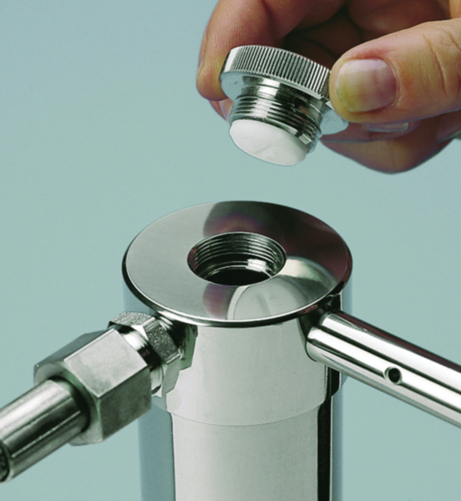 Pressure filter holder, stainless steel