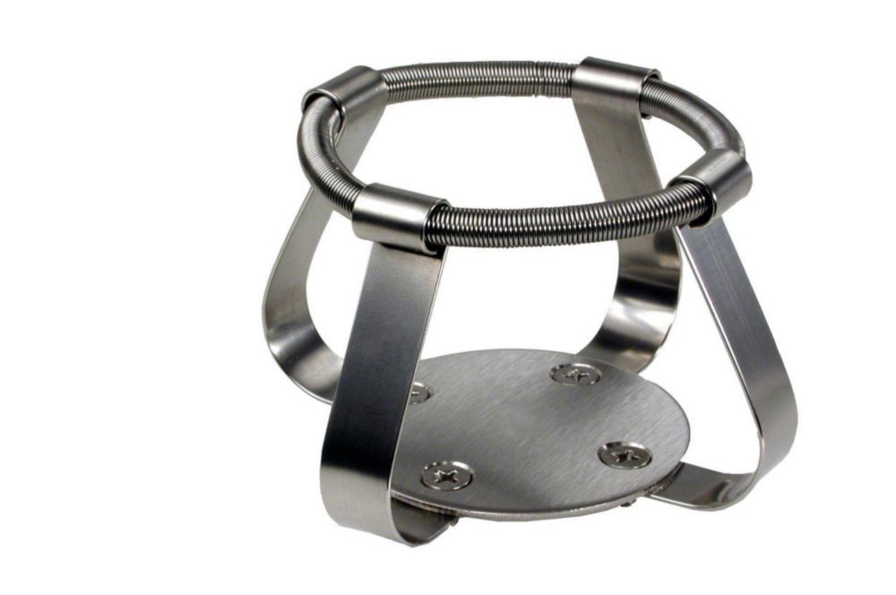 Spring clamps for Erlenmeyer flasks