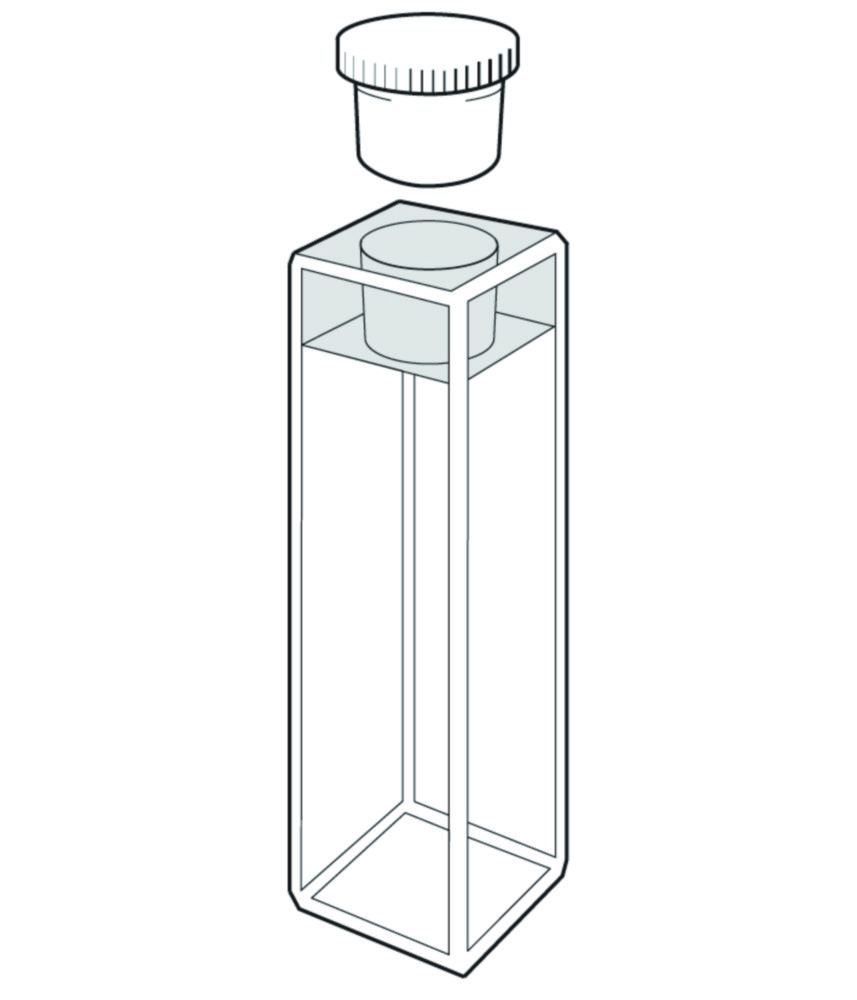 Standard rectangular fluorometer cells