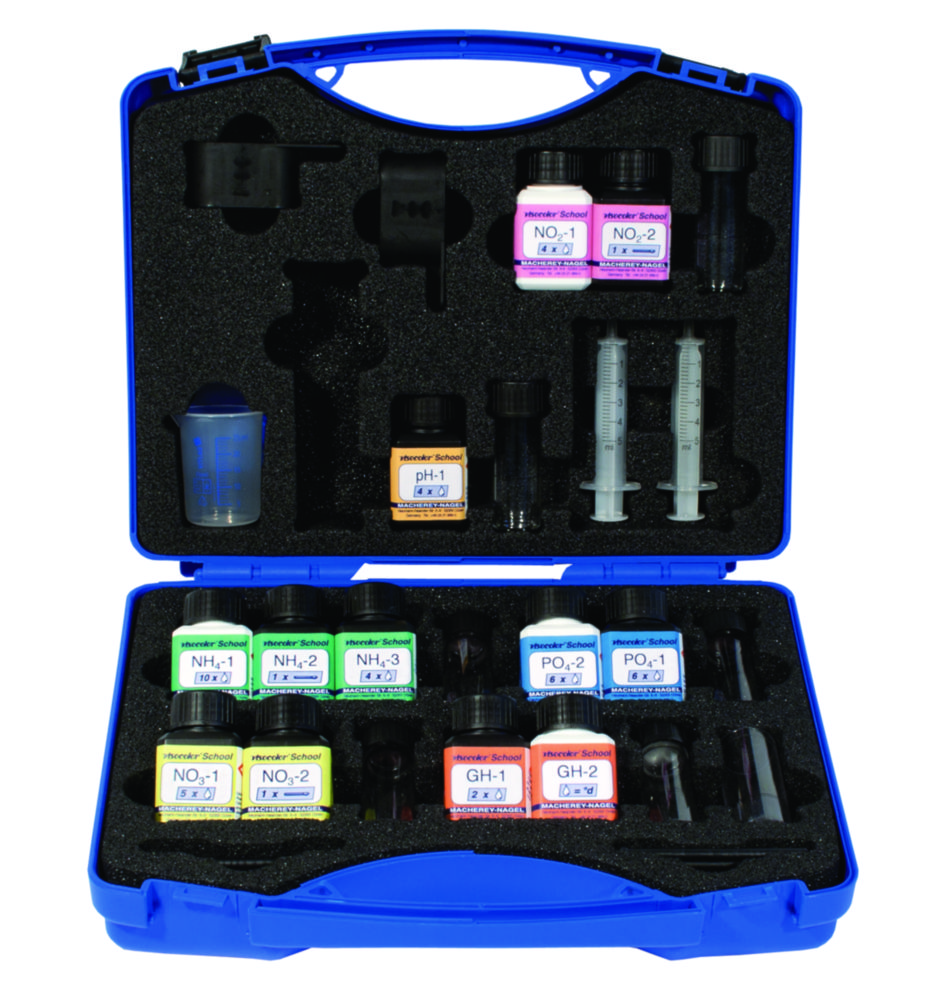 VISOCOLOR® reagent case and photometer