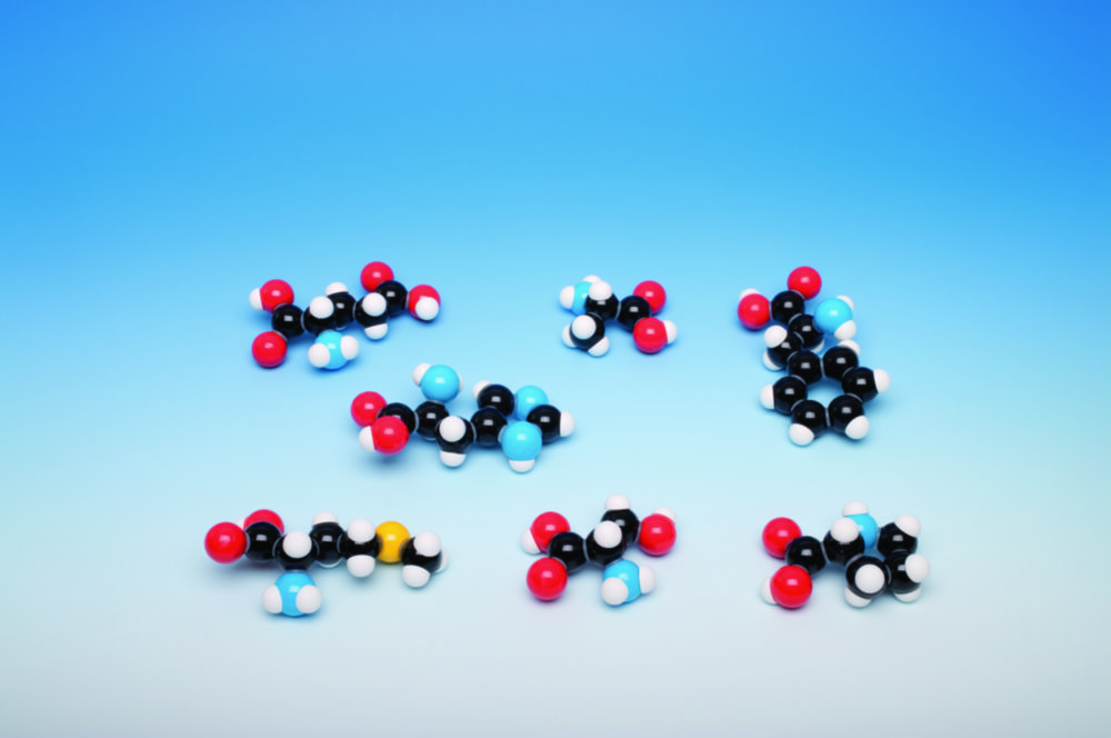 Molecular model system, macromolecules, organic Molymod®