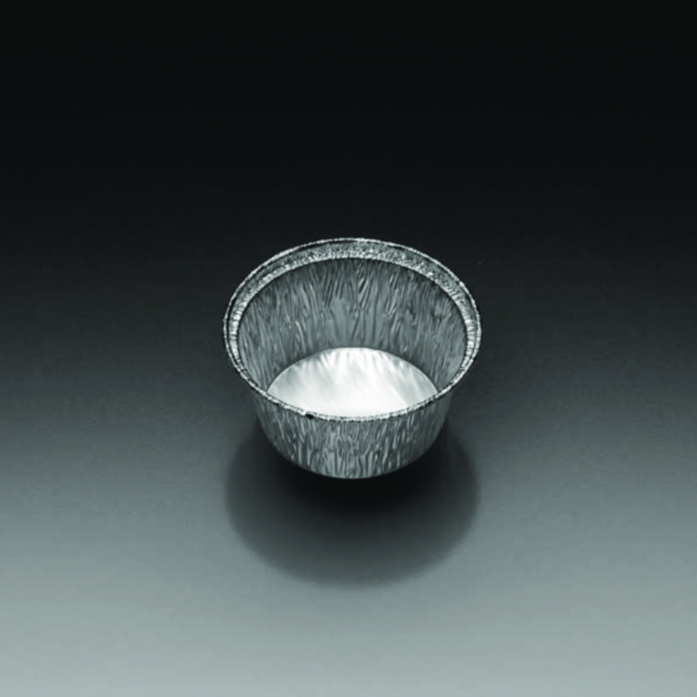 Aluminium containers, round