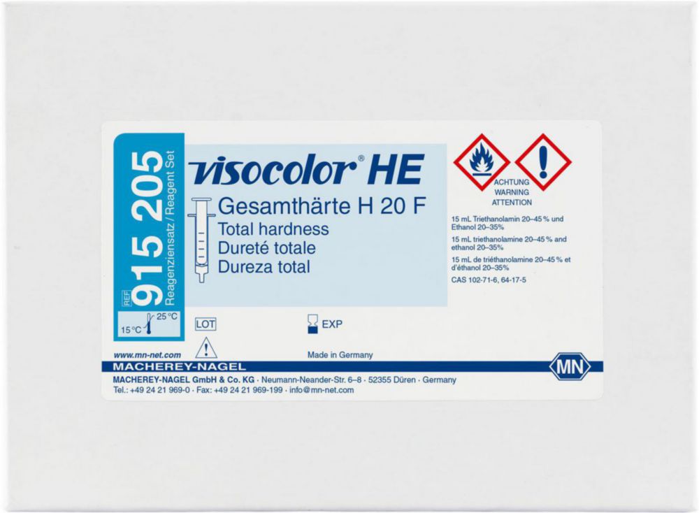 Testkits VISOCOLOR® HE für Gewässeranalysen, Nachfüllpackung