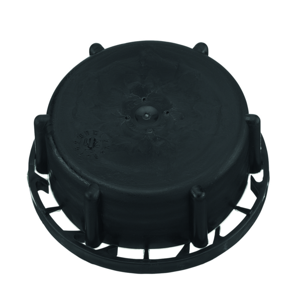 Screw caps, HDPE, with venting system