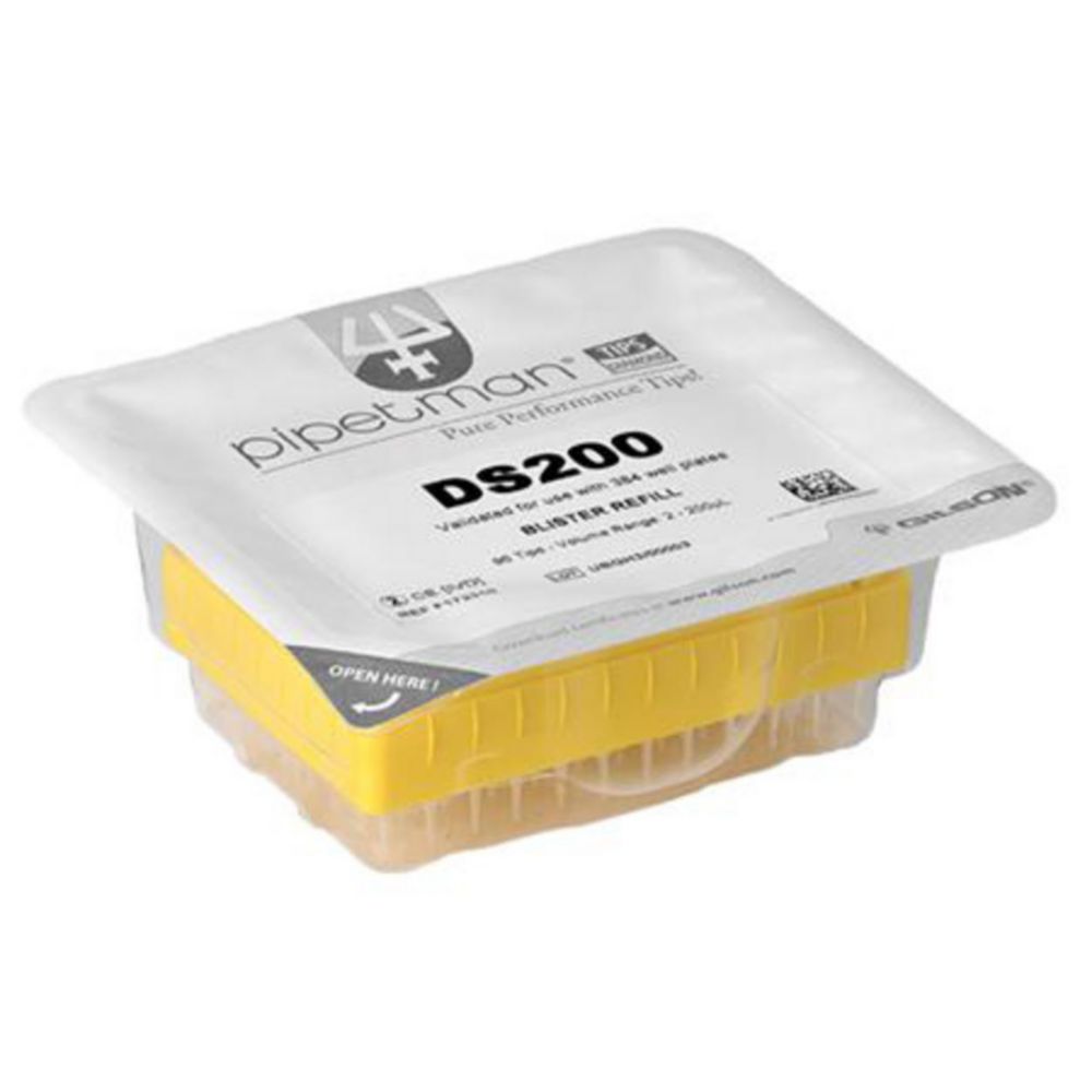 Pipette tips PIPETMAN® DIAMOND TIPS for pipetting robot PIPETMAX®, blister refill