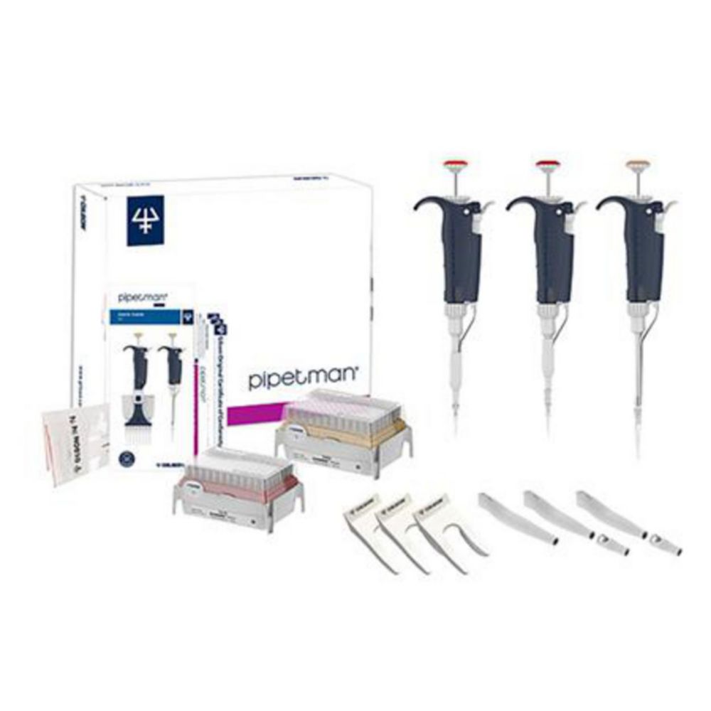 Einkanal-Mikroliterpipetten, Pipetman® L, variabel, Starter Kits