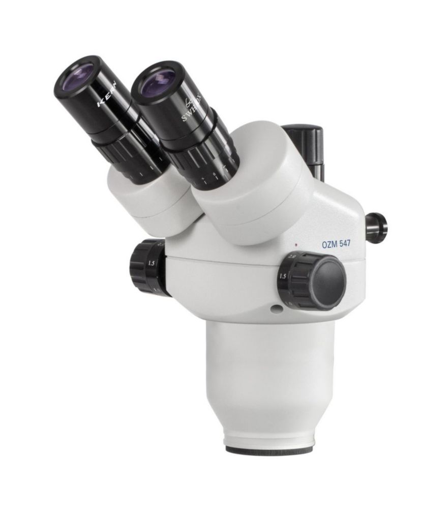 Stereo zoom microscope heads