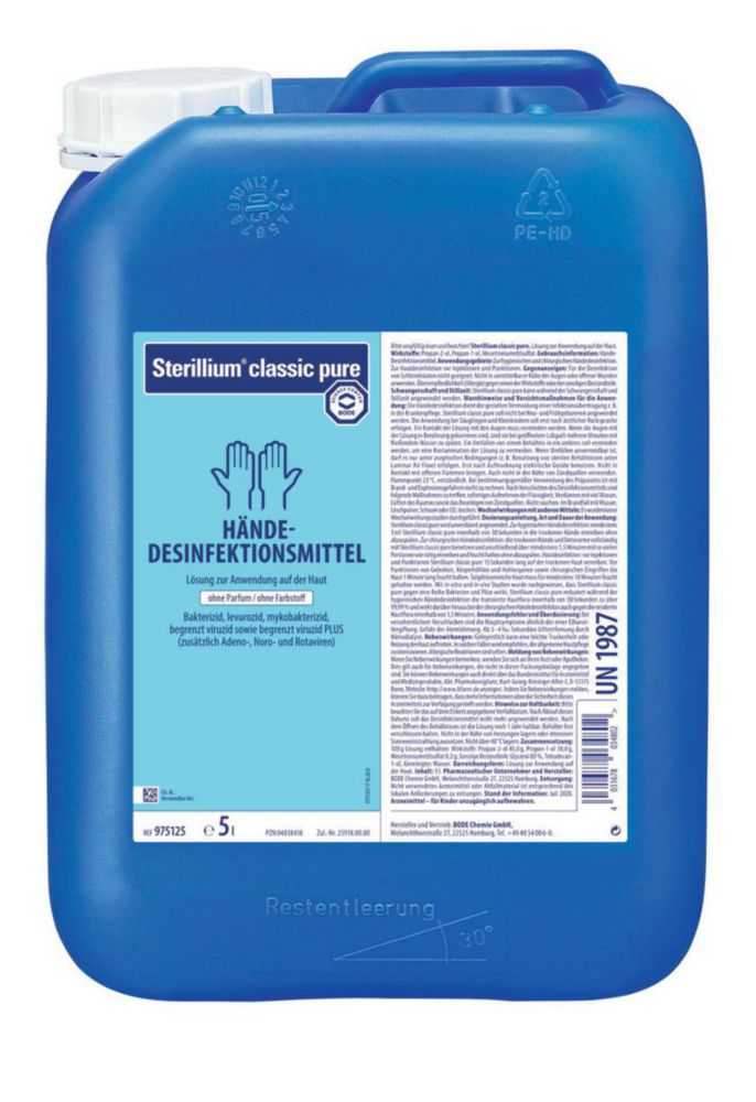 Hand disinfectant Sterillium® classic pure