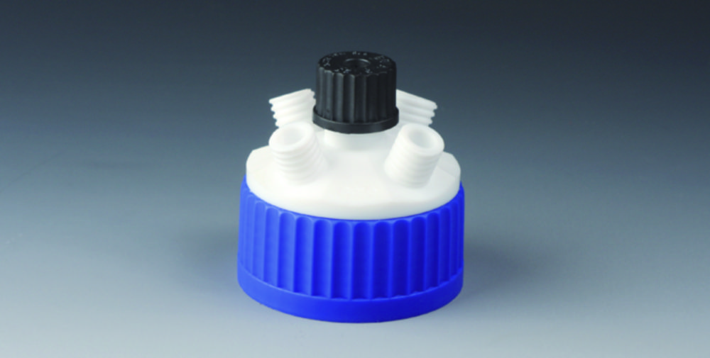 Reaktionsgefäßdeckel (R), PP, PTFE, für GLS 80 Flaschen