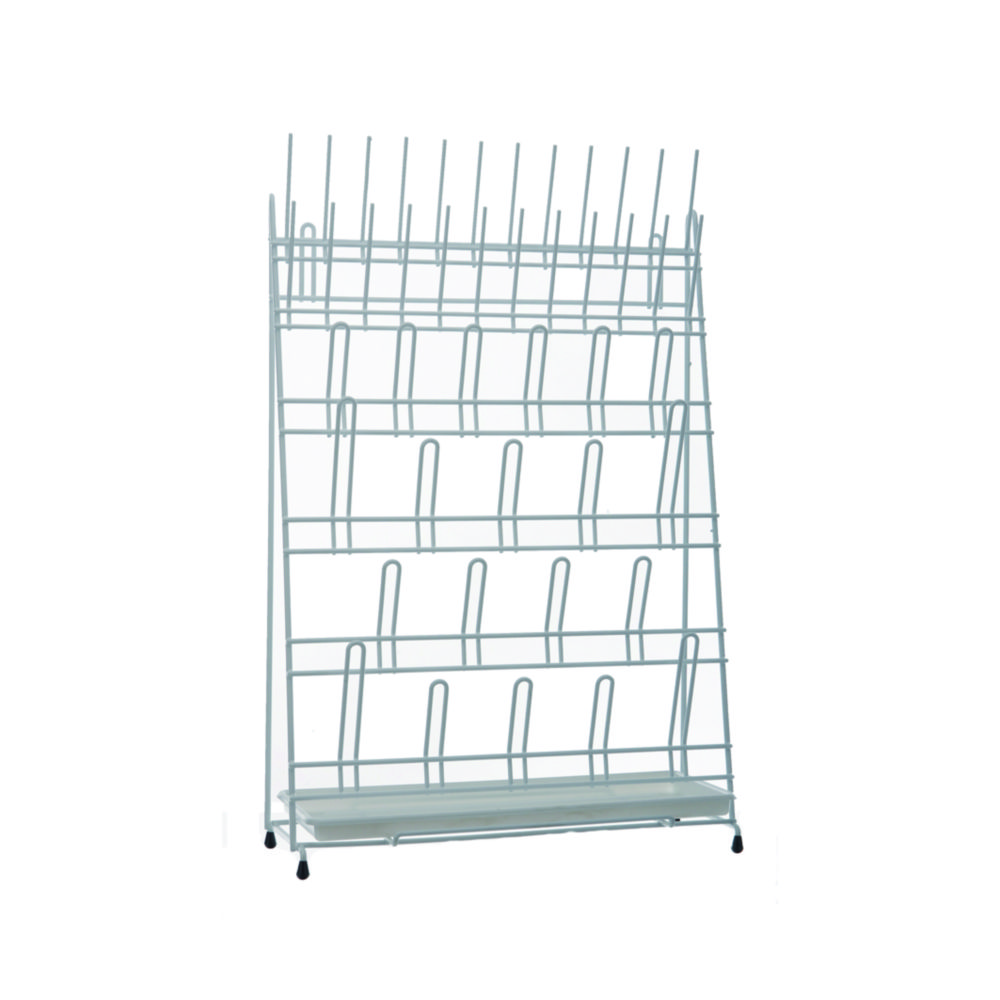 Draining racks, PE-coated