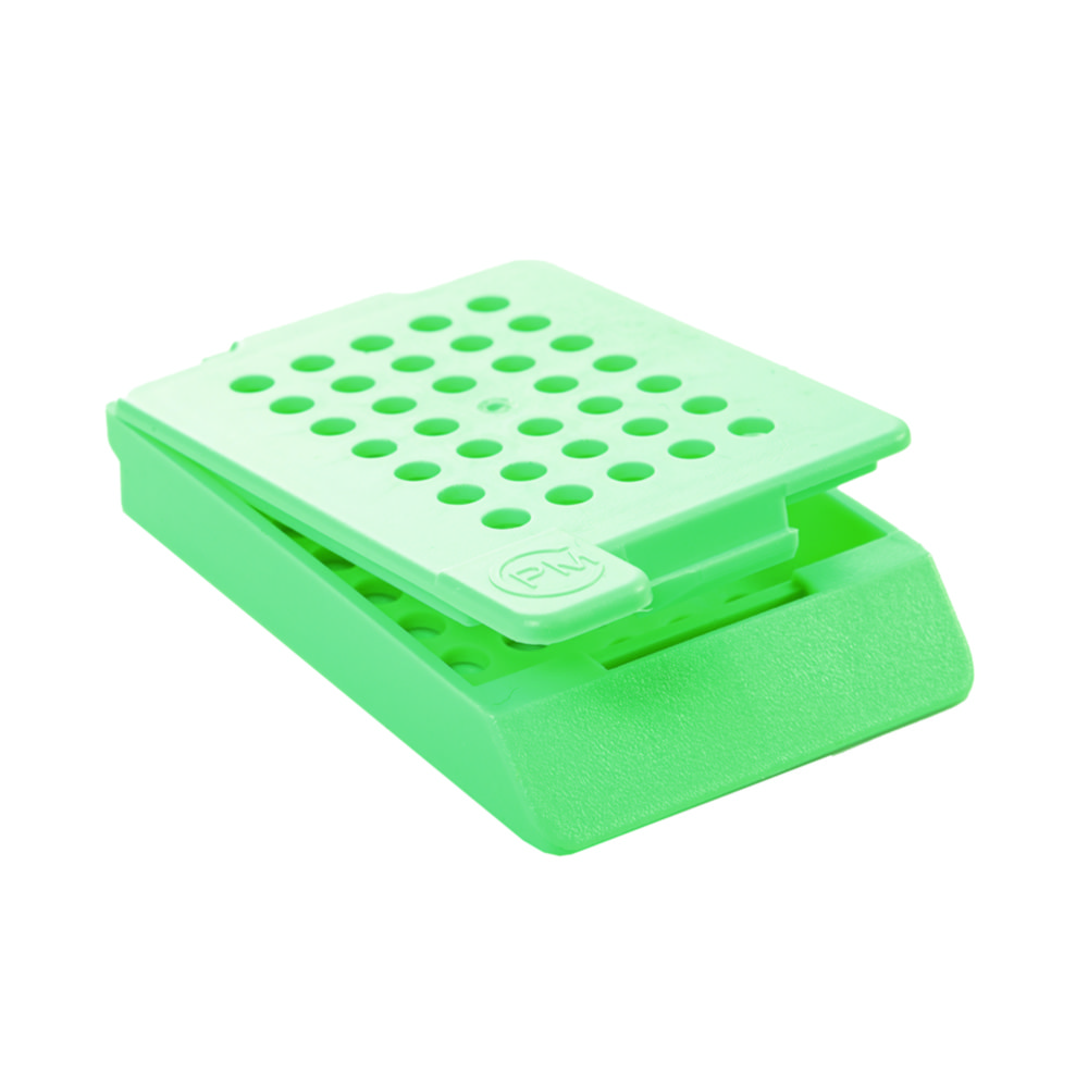 Embedding cassettes PrintMate, pore style round, with loose lid