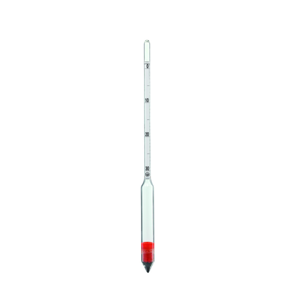 Search hydrometers with double scale