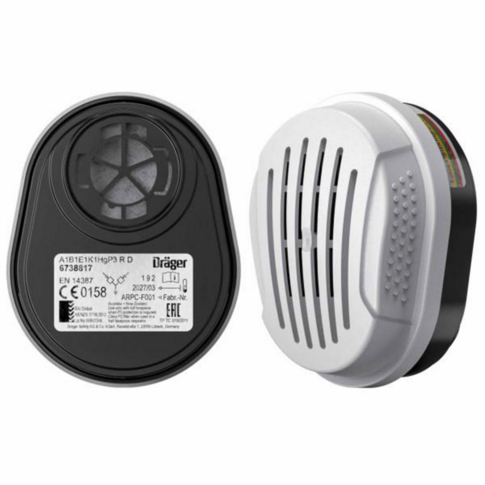 Respirator mask filters for X-plore®3300, 3500 and 5500