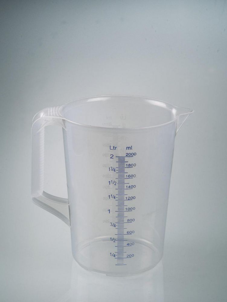 Measuring can industry, 2000 ml closed handle, Ø 151mm, height 206mm