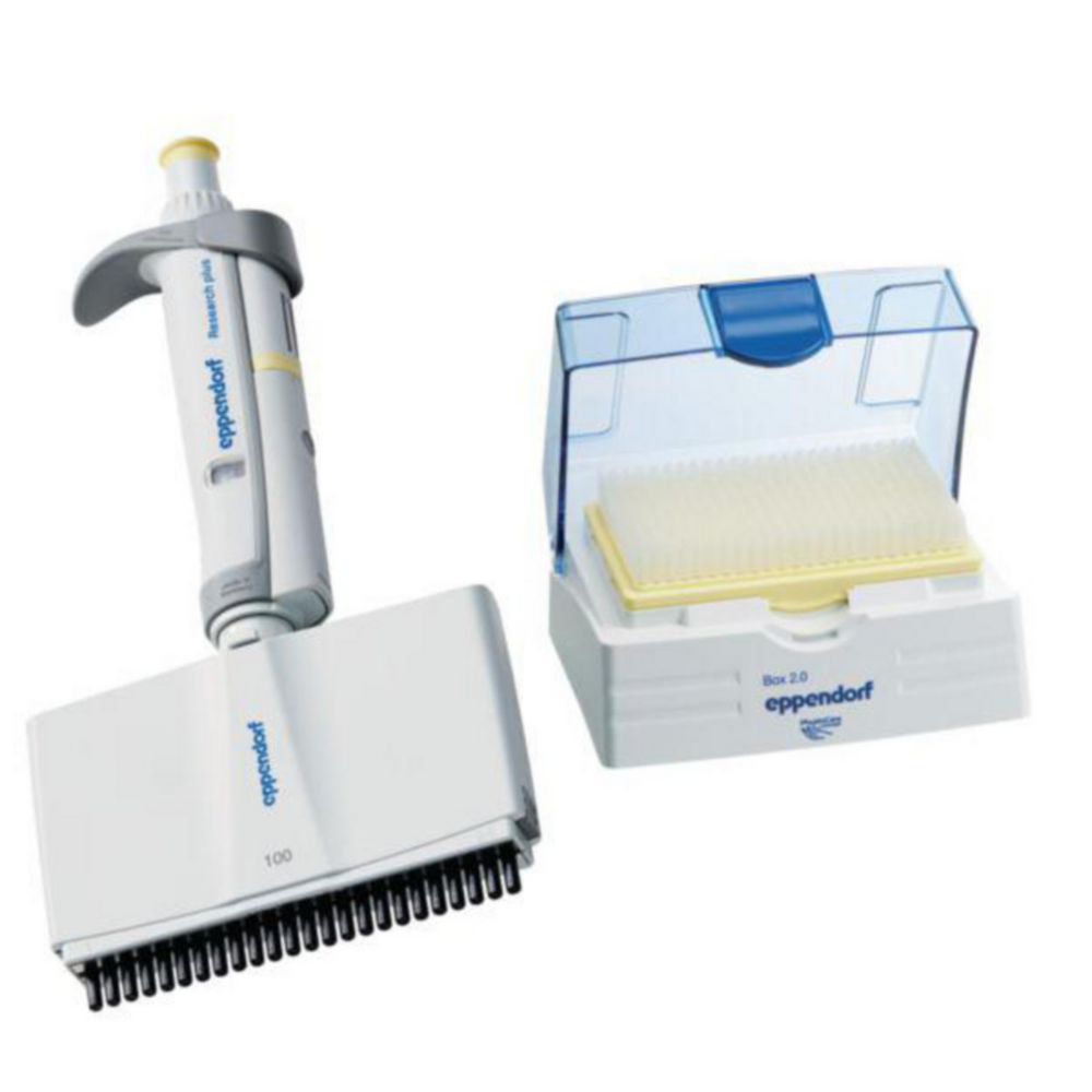 Multichannel microliter pipettes Eppendorf Research® plus (General Lab Product), variable