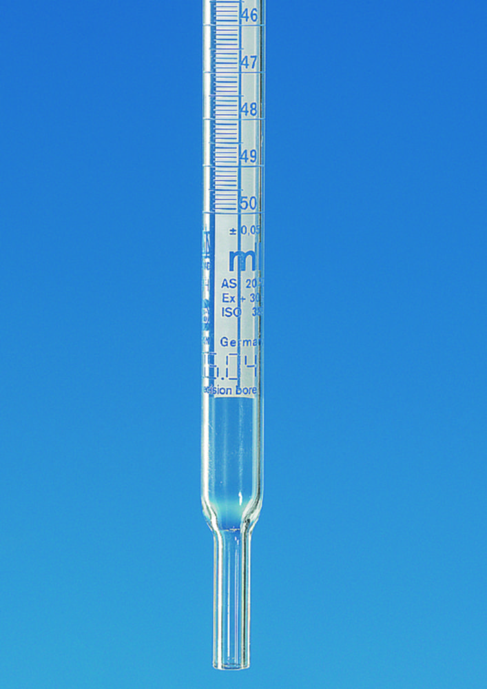 Spare burette tubes, boro 3.3, for automatic burettes, SILBERBRAND