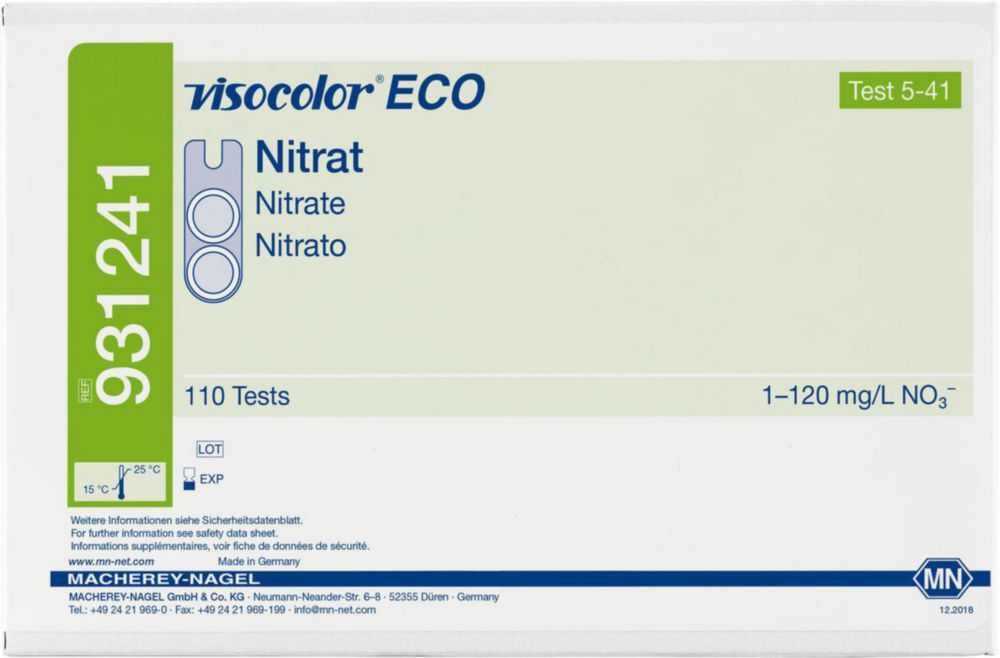 Test kits, VISOCOLOR®ECO for water analysis, refill pack