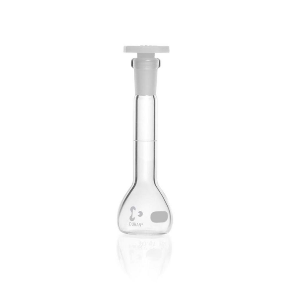 Volumetric flask DURAN®, class A, white graduated