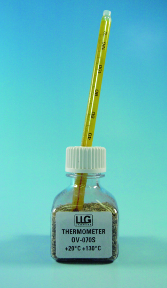 LLG-Exakt-Temp Standard Thermometer mit roter Alkohol-Füllung