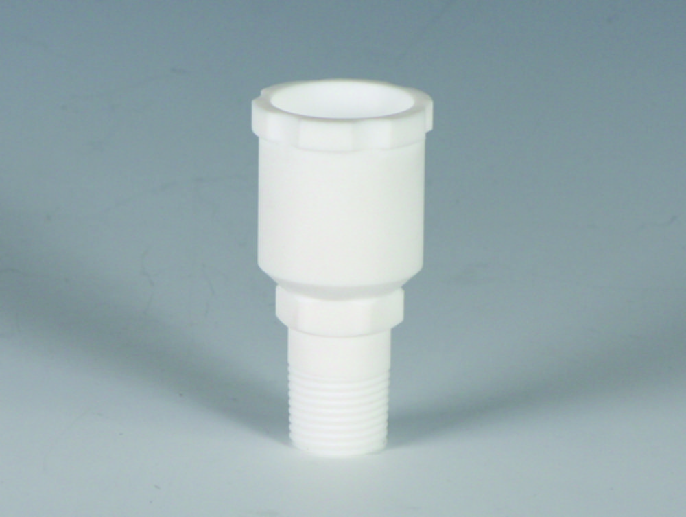 Connectors with ground joint, PTFE for Reactor lids