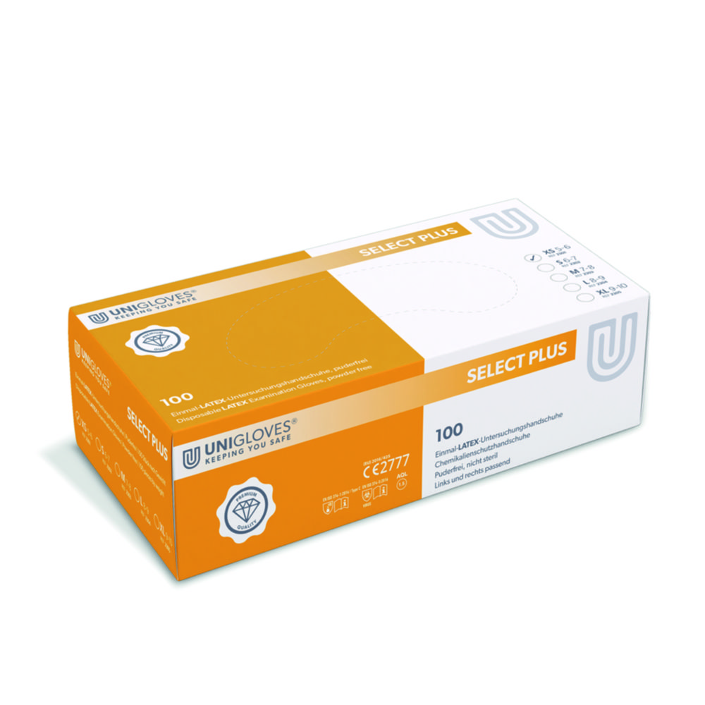 Einmalhandschuhe Select Plus, Latex