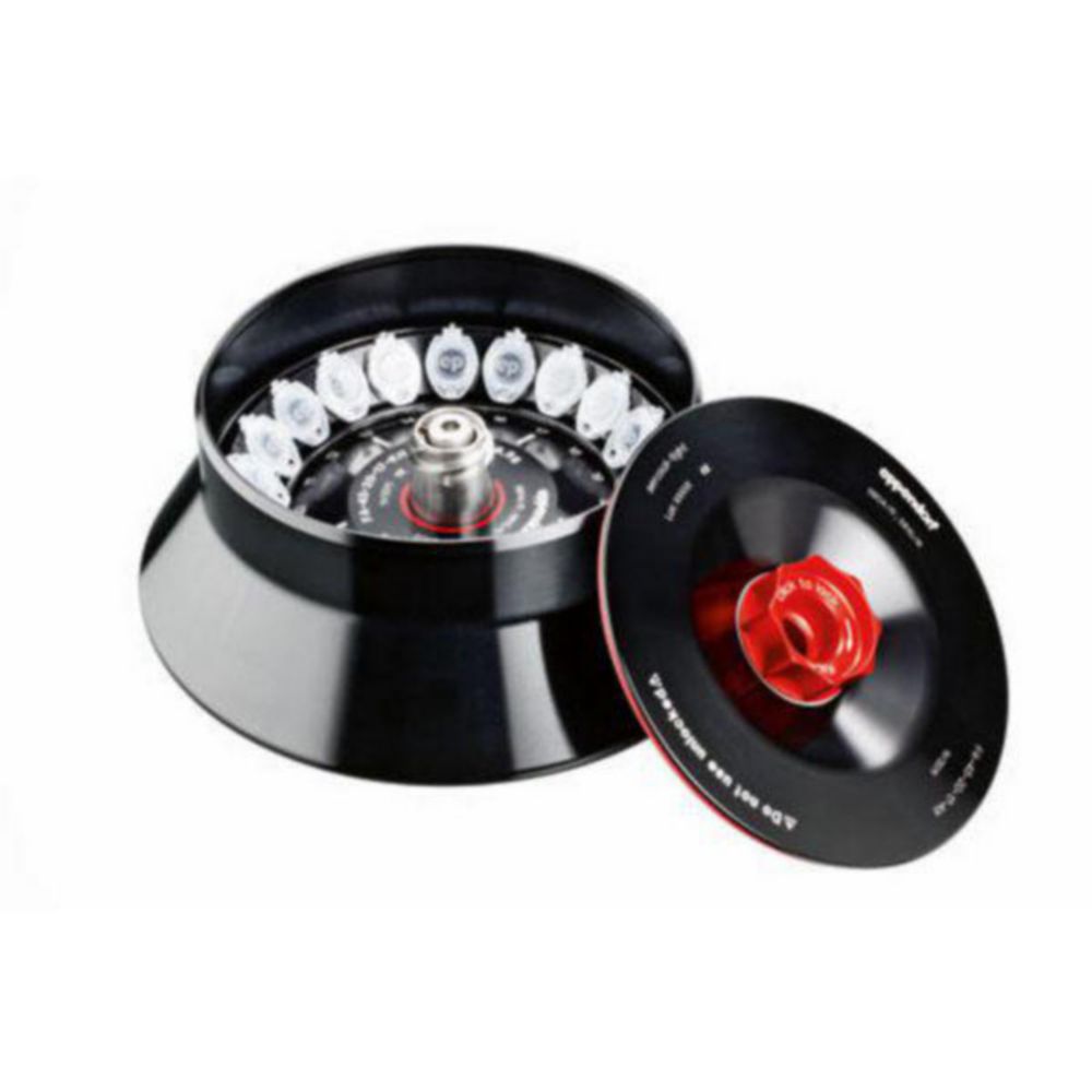 Fixed angle rotors for centrifuges 5804/5804 R, 5810/5810 R, incl. QuickLock® rotor lid