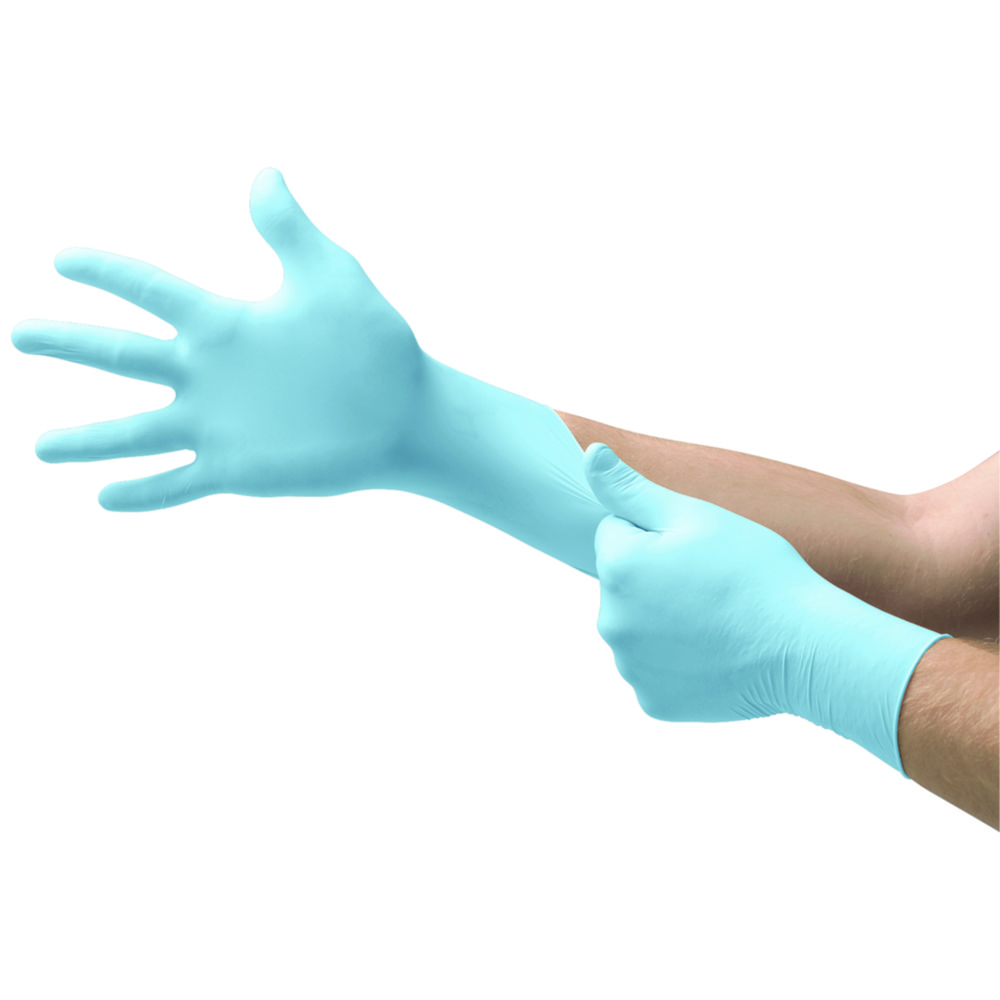 Disposable Gloves Touch N Tuff® Blue, Nitrile