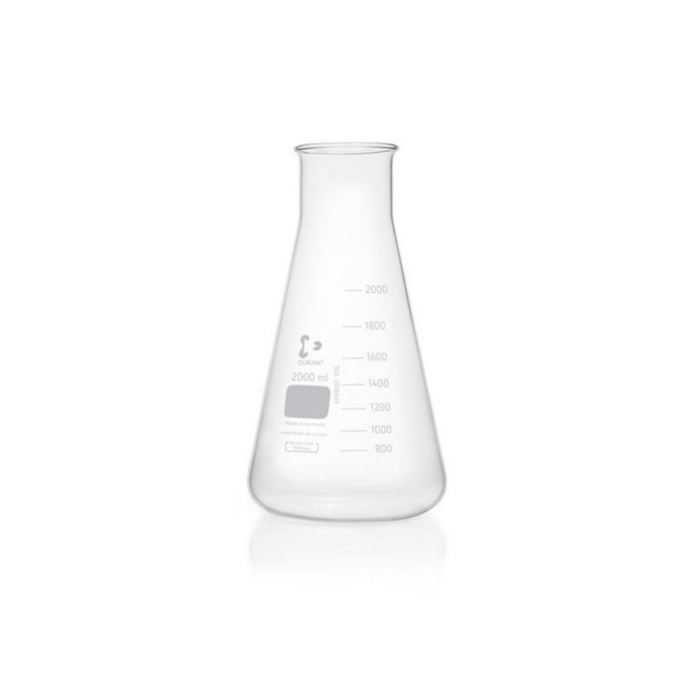 Erlenmeyer flasks, DURAN®, wide neck