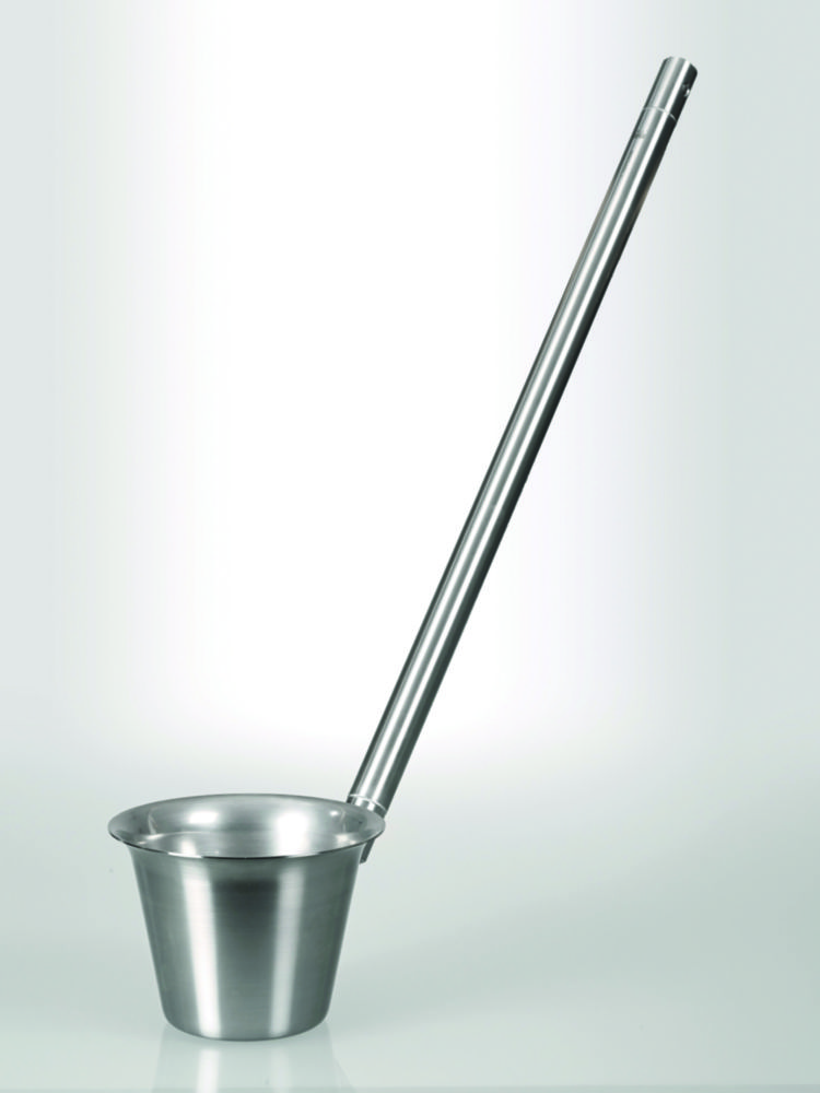 Schöpfbecher, Edelstahl, verlängert