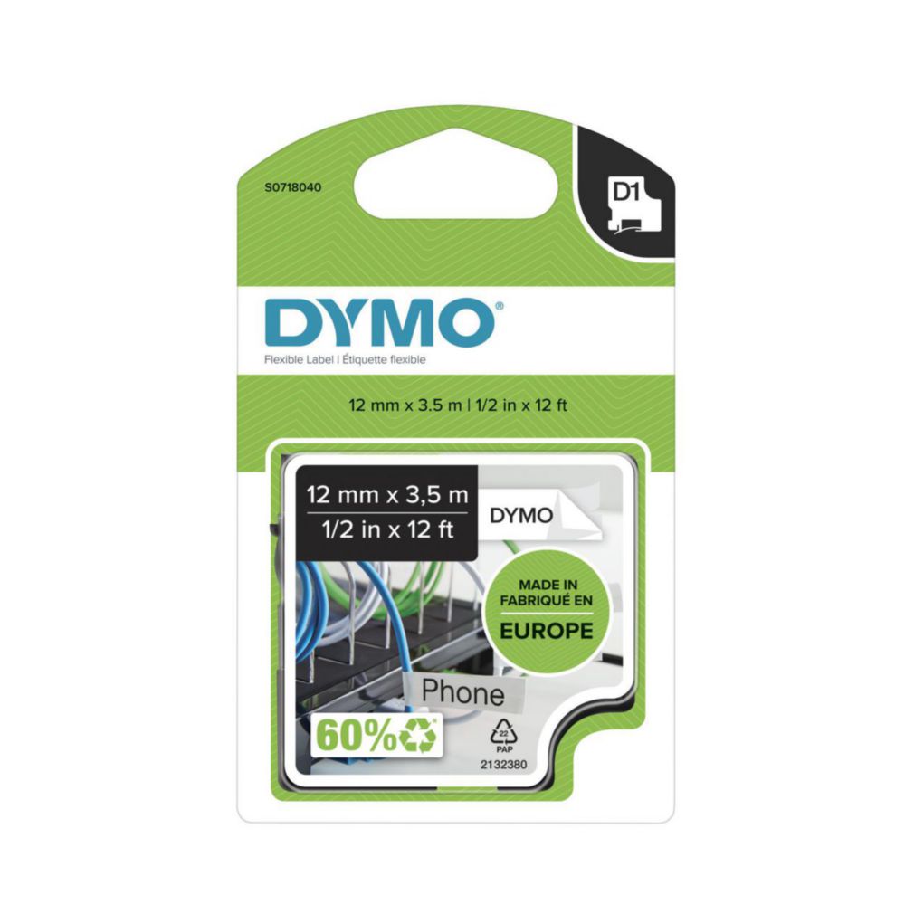 D1 High-performance label tapes for DYMO® label printers