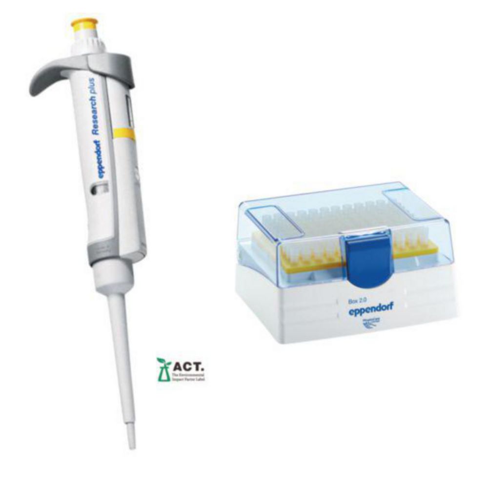 Single channel microliter pipettes Eppendorf Research® plus (General Lab Product), variable
