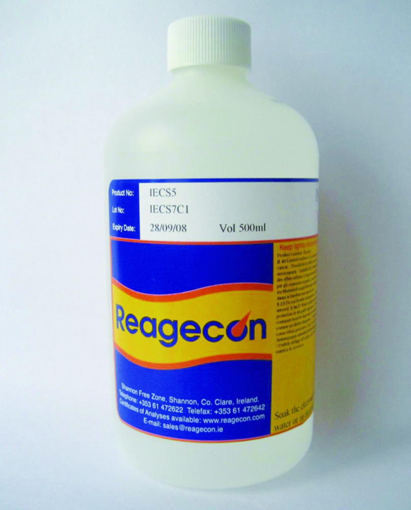 Cleaning and storage solutions for pH-electrodes