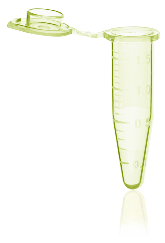 Reaktionsgefäße mit anhängendem Deckel, PP, BIO-CERT® PCR QUALITY