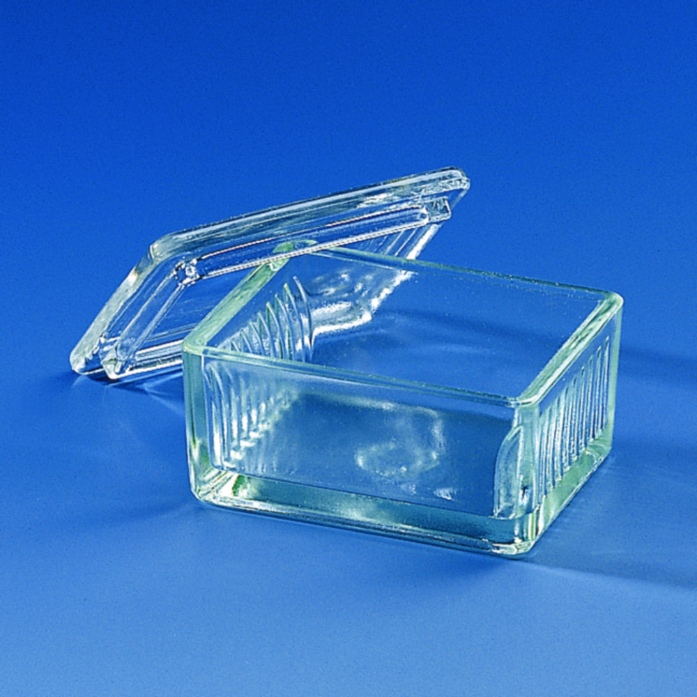 Staining troughs, Schiefferdecker, Soda-lime glass
