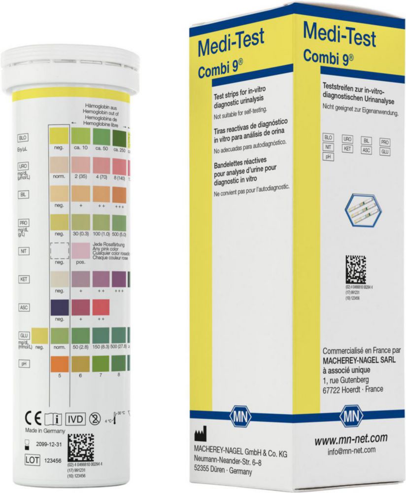 Test strips for Urine analysis MEDI-TEST Combi