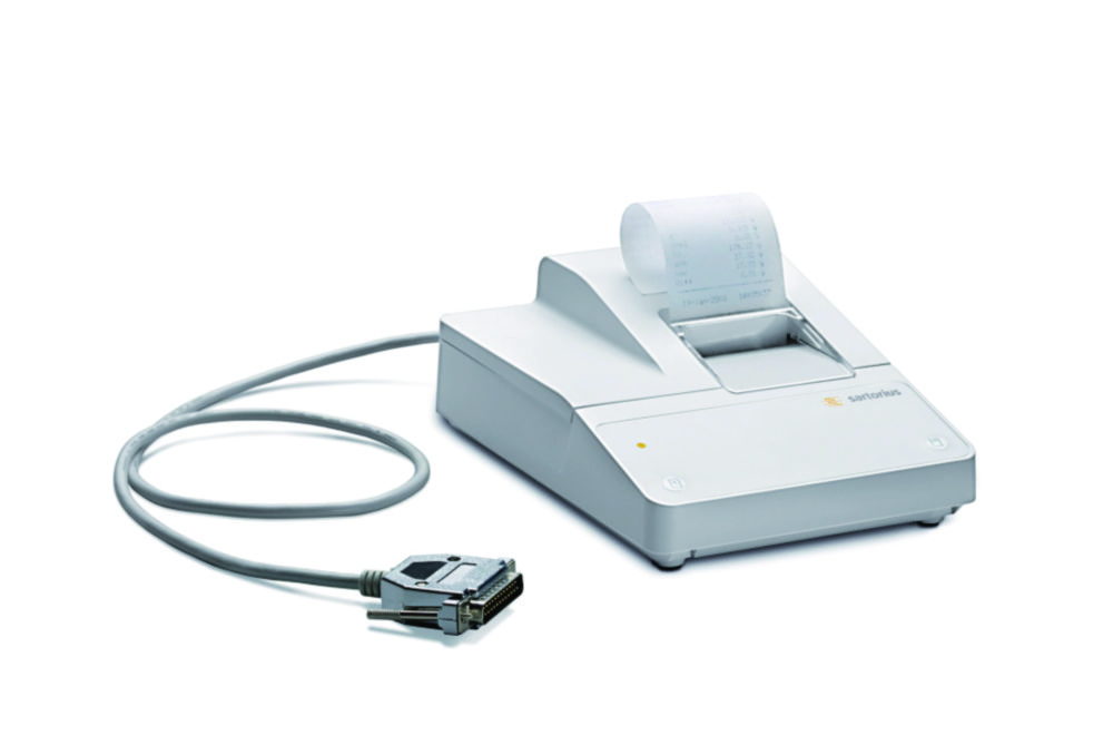 Printer for balances and moisture analysers