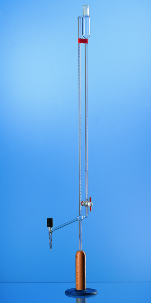 Micro burettes, Bang pattern, borosilicate glass 3.3, class AS, with lateral valve stopcock