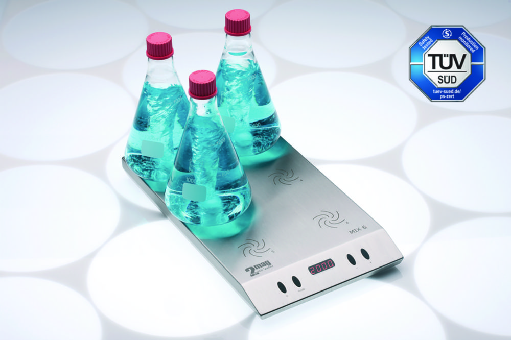 Multi-position magnetic stirrers MIX 6/15/8 XL/12 XL