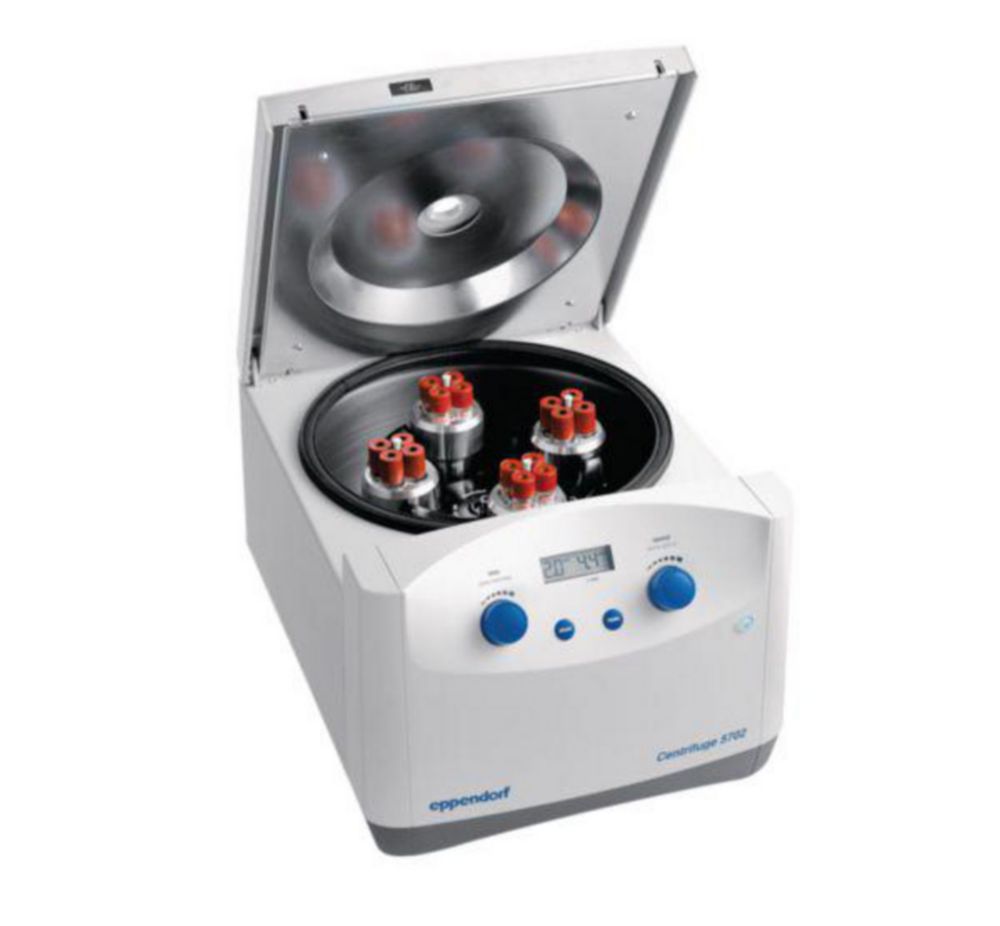 Zentrifugen 5702 / 5702 R (General Lab), mit Rotor A-4-38 und Adapter für konische Gefäße