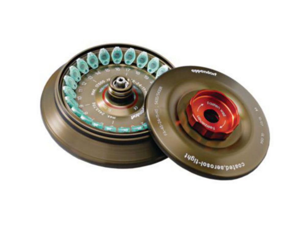 Fixed angle rotor FA-45-24-11-HS for microcentrifuges 5430/5430 R, incl. QuickLock® rotor lid, chemically resistant